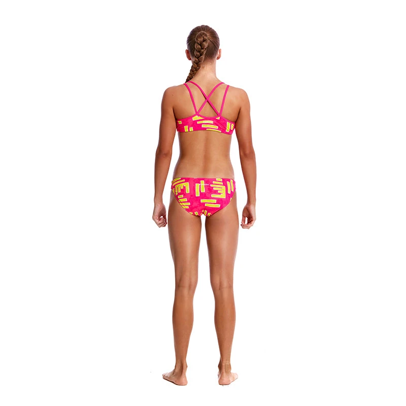 Funkita - Bar Bar - Girls Criss Cross Two Piece 3 Funkita - Bar Bar - Girls Criss Cross Two Piece - Image 3