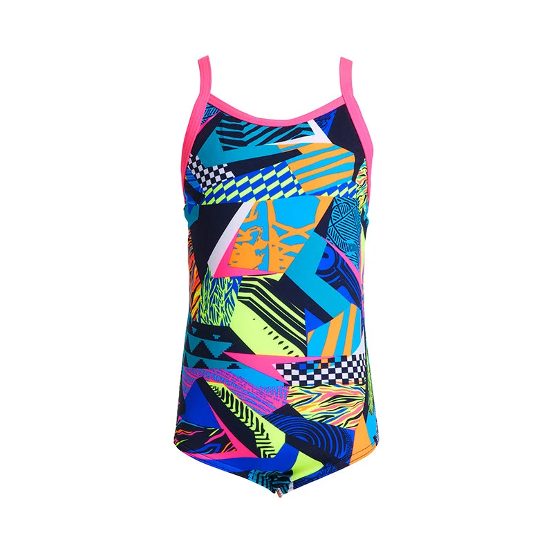 Funkita - Bel Air Beats - Toddler Girls Printed One Piece 2 Funkita - Bel Air Beats - Toddler Girls Printed One Piece - Image 2
