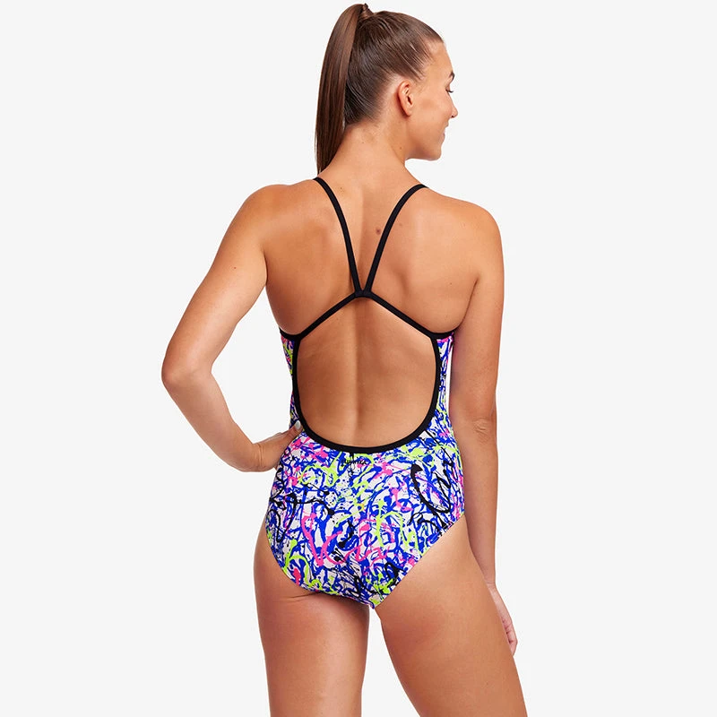Funkita - Big Squig - Ladies Single Strap One Piece 4 Funkita - Big Squig - Ladies Single Strap One Piece - Image 4