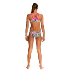 Funkita - Blossom Paradise - Girls Criss Cross Two Piece 5 Funkita - Blossom Paradise - Girls Criss Cross Two Piece -Swimwear Shop funkita bikini girls swimwear blossom paradise criss cross two piece 3