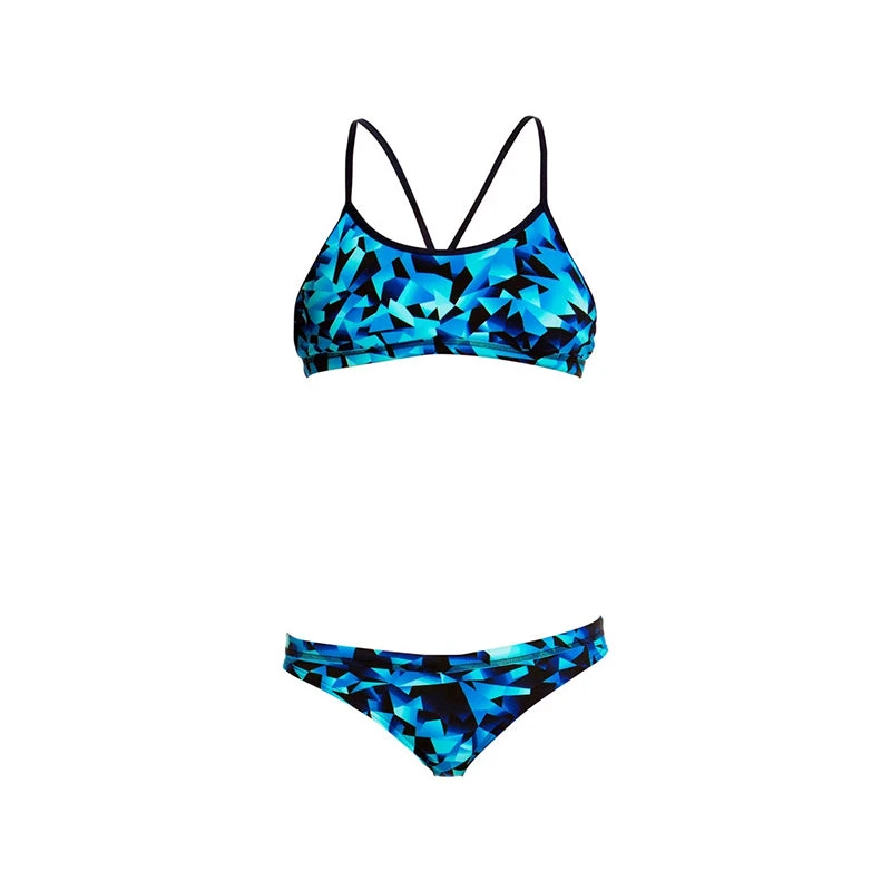 Funkita - Lightspeed - Girls Racerback Two Piece 2 Funkita - Lightspeed - Girls Racerback Two Piece - Image 2