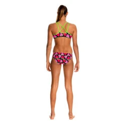 Funkita - Melon Crush - Girls Criss Cross Two Piece 6 Funkita - Melon Crush - Girls Criss Cross Two Piece -Swimwear Shop funkita bikini girls swimwear melon crush criss cross two piece 3