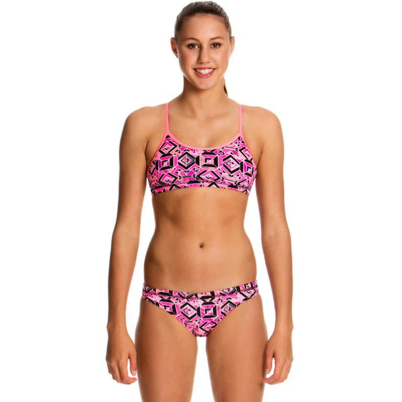 Funkita - Ruby Racer - Girls Racerback Two Piece 1 Funkita - Ruby Racer - Girls Racerback Two Piece