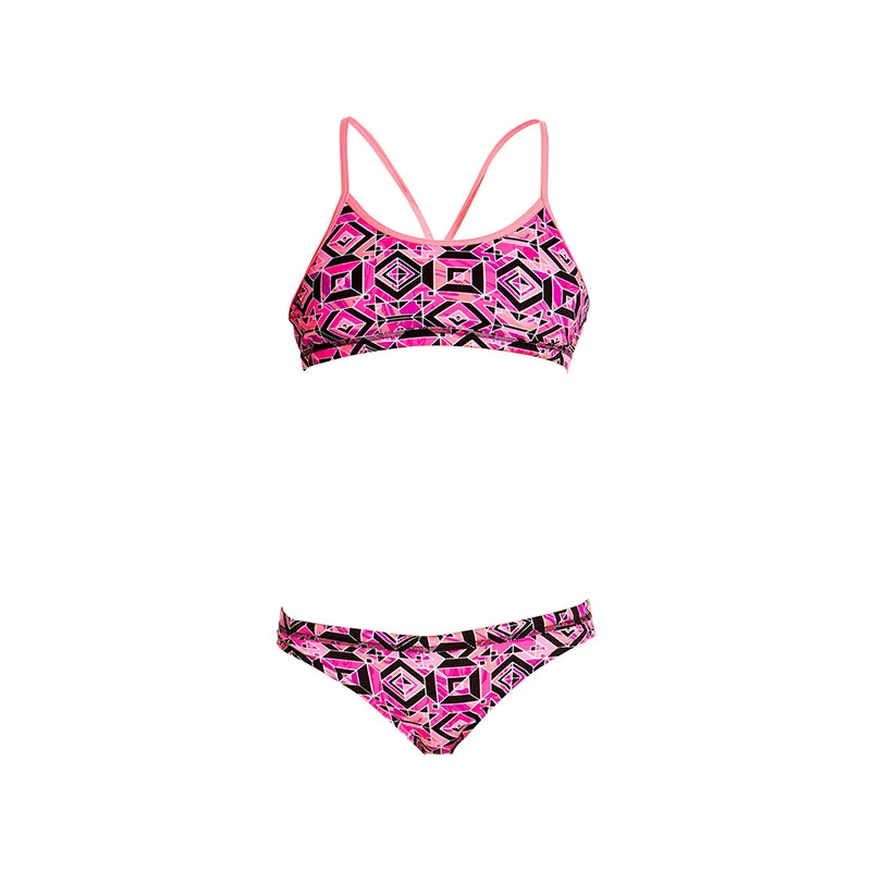 Funkita - Ruby Racer - Girls Racerback Two Piece 2 Funkita - Ruby Racer - Girls Racerback Two Piece - Image 2