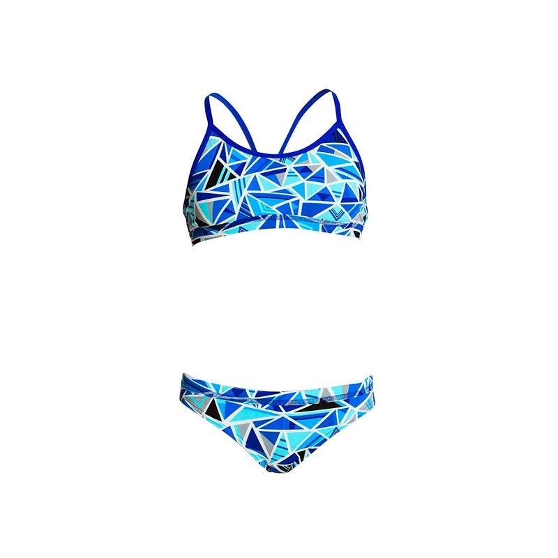 Funkita - Shattered - Girls Racerback Two Piece 2 Funkita - Shattered - Girls Racerback Two Piece - Image 2