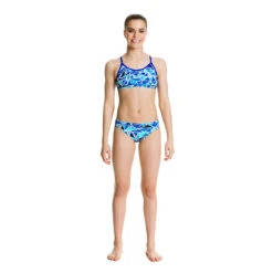 Funkita - Shattered - Girls Racerback Two Piece 8 Funkita - Shattered - Girls Racerback Two Piece -Swimwear Shop funkita bikini girls swimwear shattered racerback two piece 4
