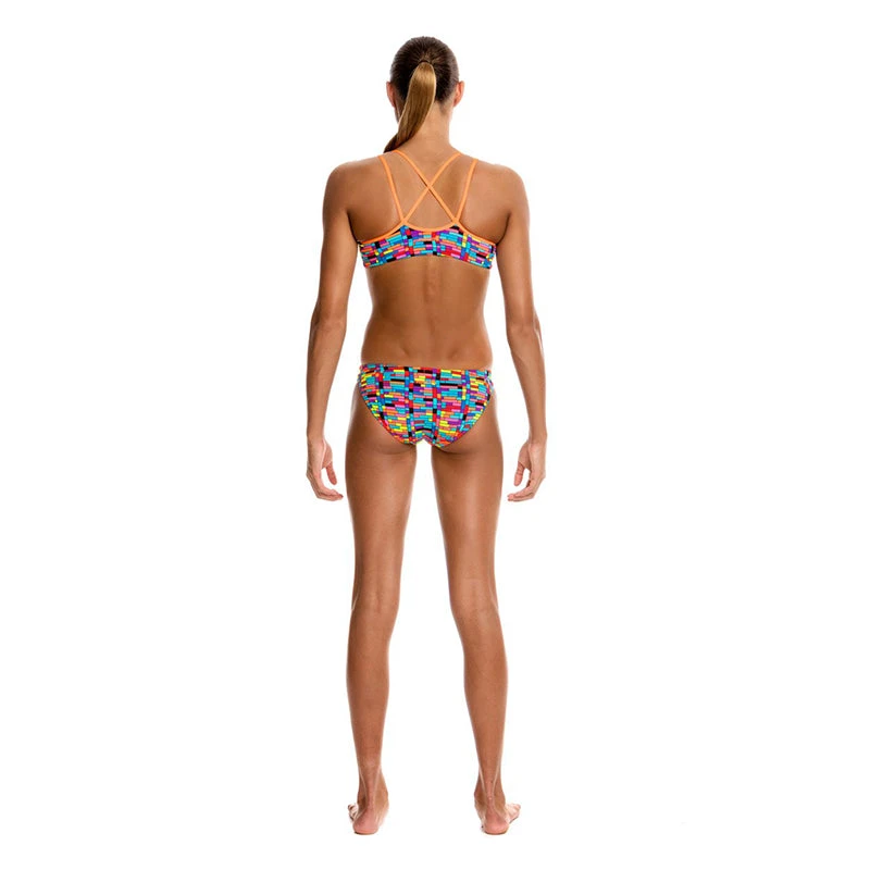 Funkita - Stacked Up - Girls Criss Cross Two Piece 3 Funkita - Stacked Up - Girls Criss Cross Two Piece - Image 3