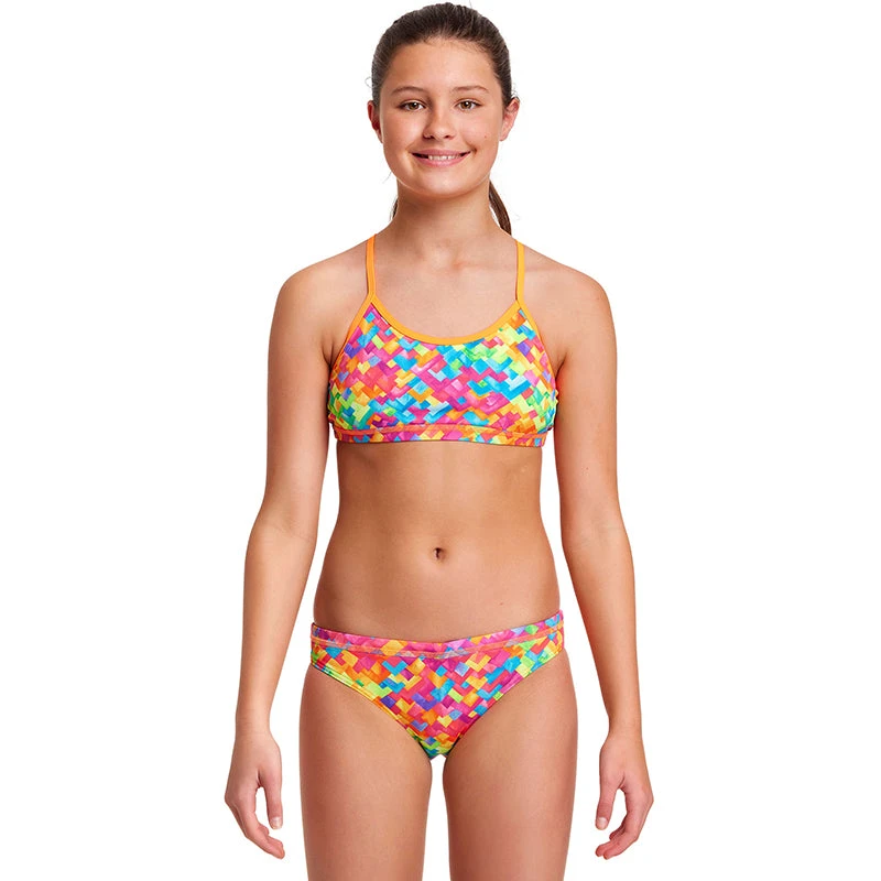 Funkita - Stroke Rate - Girls Racerback Two Piece 1 Funkita - Stroke Rate - Girls Racerback Two Piece