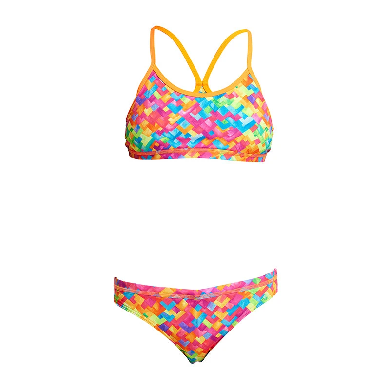 Funkita - Stroke Rate - Girls Racerback Two Piece 2 Funkita - Stroke Rate - Girls Racerback Two Piece - Image 2