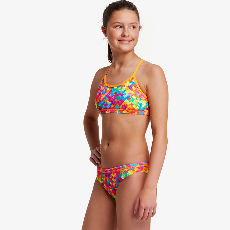 Funkita - Stroke Rate - Girls Racerback Two Piece 5 Funkita - Stroke Rate - Girls Racerback Two Piece - Image 5