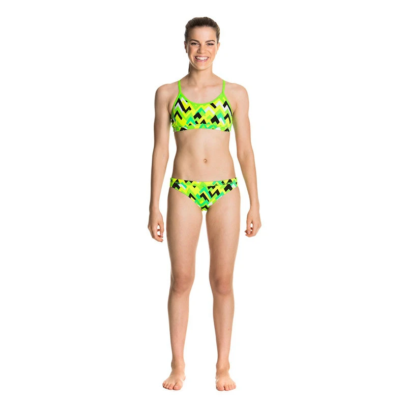 Funkita - Tiptonic - Girls Racerback Two Piece 4 Funkita - Tiptonic - Girls Racerback Two Piece - Image 4
