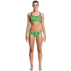 Funkita - Golden Honeycomb - Ladies Sports Brief -Swimwear Shop funkita bikini golden honeycomb sports brief 3