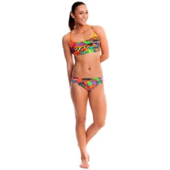 Funkita - Cubism Chaos - Ladies Sports Brief -Swimwear Shop funkita bikini ladies swimwear cubism chaos sports brief 4