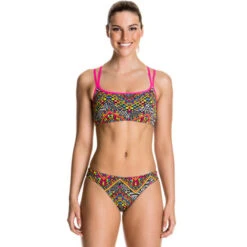 Funkita - Wild Fire - Ladies Bibi Banded Brief 9 Funkita - Wild Fire - Ladies Bibi Banded Brief -Swimwear Shop funkita bikini ladies swimwear wild fire bibi banded brief 3