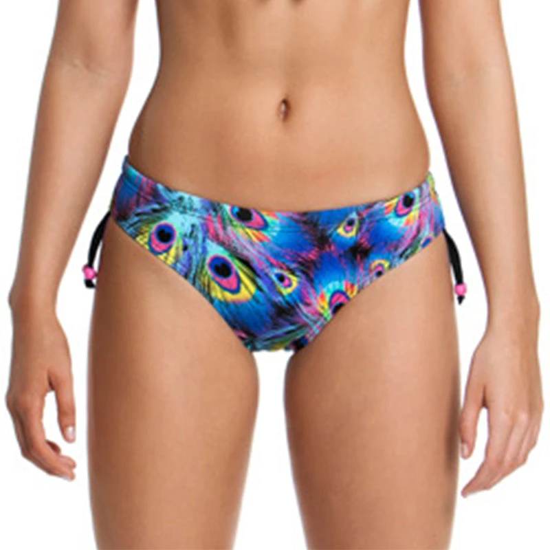 Funkita - Peacock Paradise - Ladies Tie Detail Brief 1 Funkita - Peacock Paradise - Ladies Tie Detail Brief