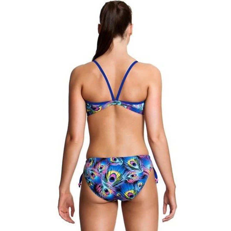 Funkita - Peacock Paradise - Ladies Tie Detail Brief 2 Funkita - Peacock Paradise - Ladies Tie Detail Brief - Image 2