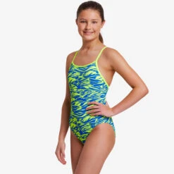Funkita - Blizzard Blitz - Girls Diamond Back One Piece 9 Funkita - Blizzard Blitz - Girls Diamond Back One Piece -Swimwear Shop funkita blizzard blitz girls diamond back one piece 5