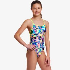 Funkita - Brush Cuts - Girls Single Strap One Piece -Swimwear Shop funkita brush cuts girls single strap one piece 5