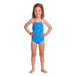 Funkita - Buzz Bird - Toddler Girls Printed One Piece -Swimwear Shop funkita buzz bird toddler girls printed one piece 4