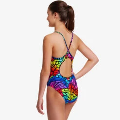Funkita - Cabbage Patch - Girls Diamond Back One Piece -Swimwear Shop funkita cabbage patch girls diamond back one piece 4