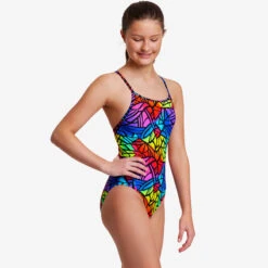 Funkita - Cabbage Patch - Girls Diamond Back One Piece -Swimwear Shop funkita cabbage patch girls diamond back one piece 5