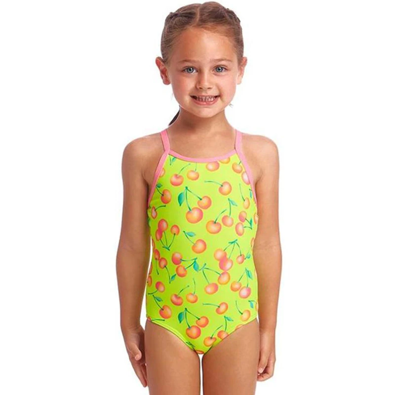 Funkita - Cherry Top - Toddler Girls Printed One Piece 1 Funkita - Cherry Top - Toddler Girls Printed One Piece