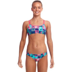 Funkita - Club Tropicana - Girls Criss Cross Two Piece