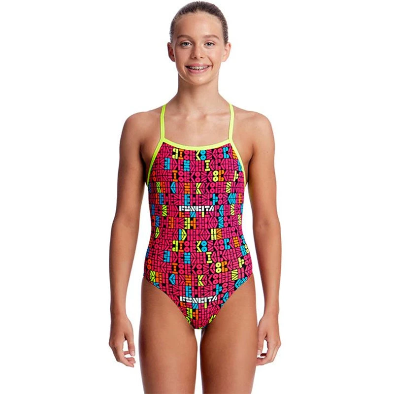 Funkita - Code Breaker - Girls Strapped In One Piece 1 Funkita - Code Breaker - Girls Strapped In One Piece