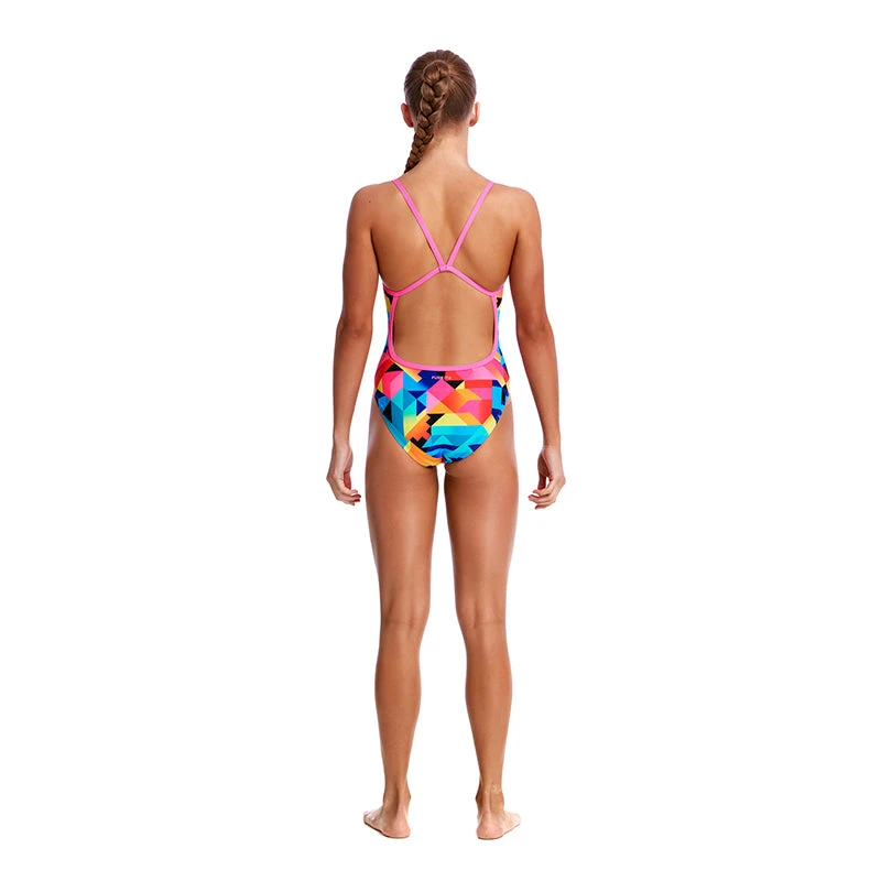 Funkita - Colour Burst - Girls Single Strap One Piece 3 Funkita - Colour Burst - Girls Single Strap One Piece - Image 3