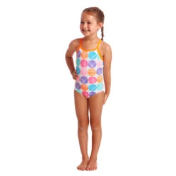 Funkita - Cotton Candy - Toddler Girls Printed One Piece -Swimwear Shop funkita cotton candy toddler girls printed one piece 3