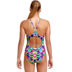 Funkita - Crystal Eyes - Girls Diamond Back One Piece -Swimwear Shop funkita crystal eyes girls diamond back one piece 3