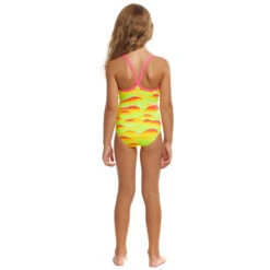 Funkita - Custard Tart - Toddler Girls Eco Printed One Piece -Swimwear Shop funkita custard tart toddler girls eco printed one piece 3