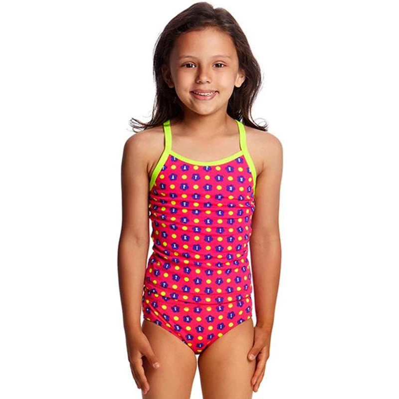Funkita - Daisy Dots - Toddlers Girls Tankini Two Piece 1 Funkita - Daisy Dots - Toddlers Girls Tankini Two Piece