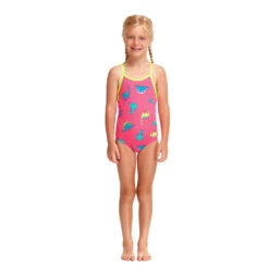 Funkita - Dancing Dino - Toddler Girls Printed One Piece -Swimwear Shop funkita dancing dino toddler girls printed one piece 4