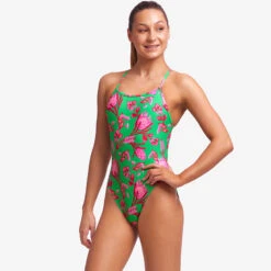 Funkita - Desert Pea - Girls Single Strap One Piece -Swimwear Shop funkita desert pea girls single strap one piece 5