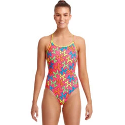 Funkita - Doggy Disco - Ladies Diamond Back One Piece