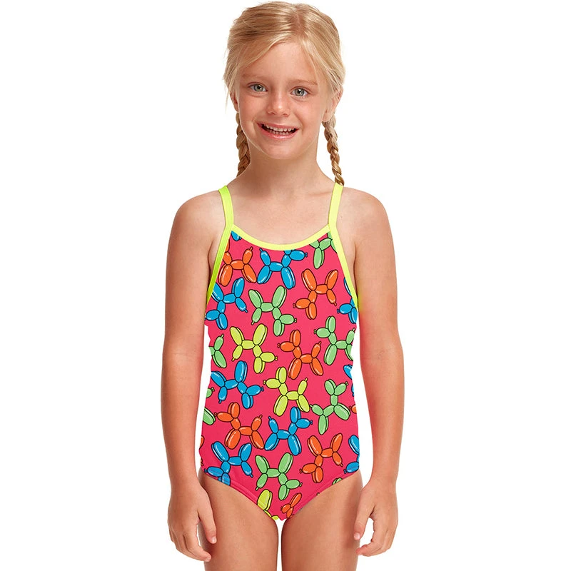 Funkita - Doggy Disco - Toddler Girls Printed One Piece 1 Funkita - Doggy Disco - Toddler Girls Printed One Piece