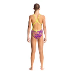 Funkita - Dotty Dash - Girls Single Strap One Piece -Swimwear Shop funkita dotty dash single strap girls swimsuit 3