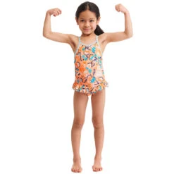 Funkita - Fairy Tails - Toddler Girl's Belted Frill One Piece -Swimwear Shop funkita fairy tails toddler girls belted frill one piece 4