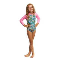 Funkita - Feather Fairy - Toddler Girls Zippy Rash Vest -Swimwear Shop funkita feather fairy toddler girls zippy rash vest 6