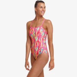 Funkita - Feather Flock - Ladies Eco Single Strap One Piece -Swimwear Shop funkita feather flock ladies eco single strap one piece 5