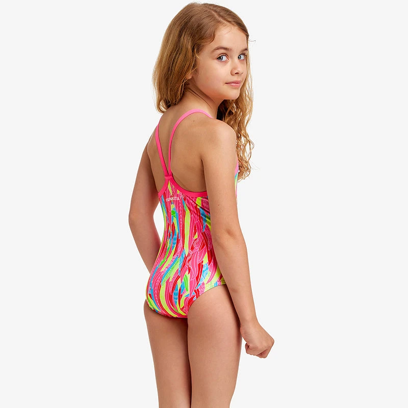 Funkita - Feather Flock - Toddler Girls Eco Printed One Piece 4 Funkita - Feather Flock - Toddler Girls Eco Printed One Piece - Image 4