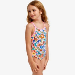 Funkita - Feline Fiesta - Toddler Girls Printed One Piece -Swimwear Shop funkita feline fiesta toddler girls printed one piece 4