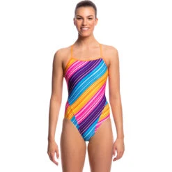 Funkita - Fine Lines - Ladies Single Strap One Piece