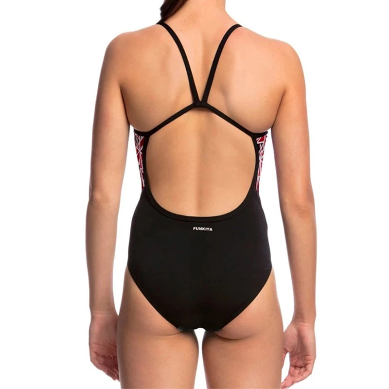 Funkita - Fire Light - Ladies Single Strap One Piece 2 Funkita - Fire Light - Ladies Single Strap One Piece - Image 2