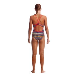 Funkita - Fire Tribe - Girls Diamond Back One Piece -Swimwear Shop funkita fire tribe girls diamond back one piece 2