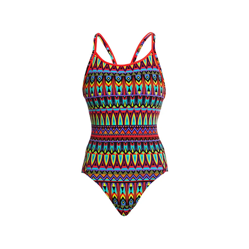Funkita - Fire Tribe - Ladies Diamond Back One Piece 2 Funkita - Fire Tribe - Ladies Diamond Back One Piece - Image 2