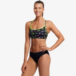 Funkita - FKed - Ladies Eco Sports Top -Swimwear Shop funkita fked ladies eco sports top 5
