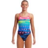 Funkita - Flamingo Flood - Girls Single Strap One Piece