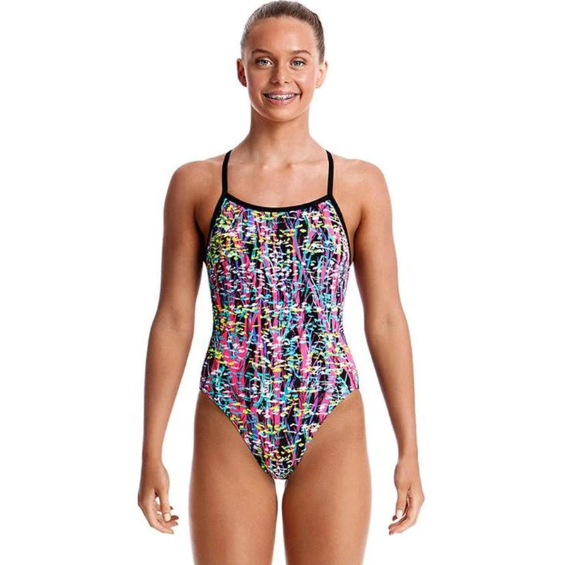 Funkita - Flickering Forest - Girls Single Strap One Piece 1 Funkita - Flickering Forest - Girls Single Strap One Piece